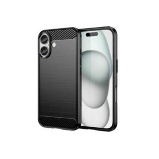 Funda para móvil DLH DY-PS5305 Cover silicona negra para iPhone 16 Plus