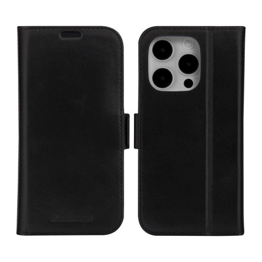 Funda para móvil dbramante1928 Copenhagen Folio Preta com 3 bolsos para iPhone 15 Pro
