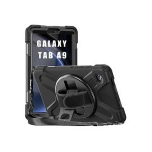 Funda DLH pour Samsung Galaxy Tab A9 8.7 pouces avec bandoulière et support