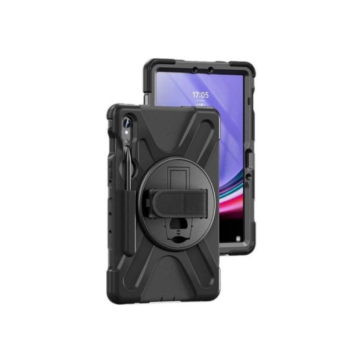 Funda DLH para Samsung Galaxy Tab S9 11" Negro con Soporte de Sobremesa