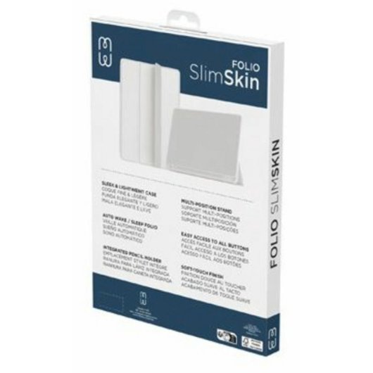 Capa Folio MW para iPad 10.2 polegadas, Compatível Apple iPad 10.2 (2019/20/21 - 7/8/9ª gen), Cor Preta