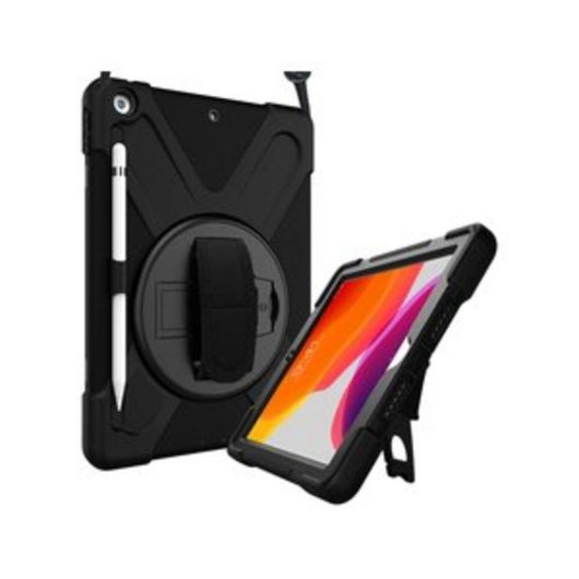 Funda DLH pour iPad 10.2" (2021) / iPad 9, Protection Antichocs, Noire