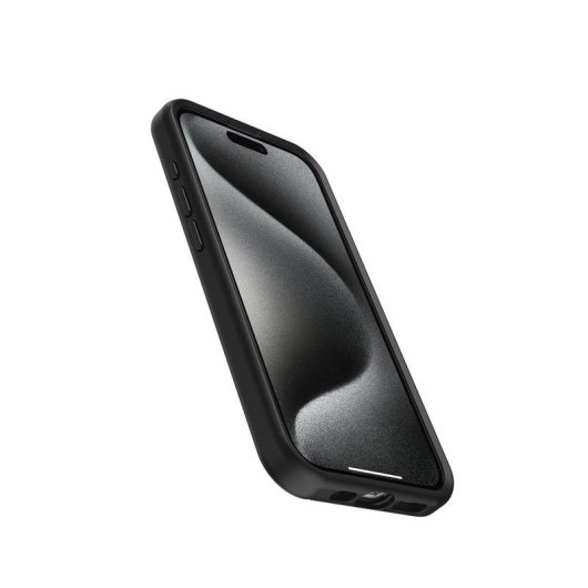 Funda para móvil OtterBox Symmetry Policarbonato y goma Negra Antibacteriana para iPhone 15 Pro