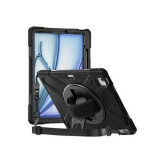 Funda Folio DLH pour iPad Air 13 et Pro 12.9" Noir Fermeture Magnétique