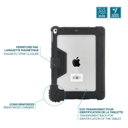 Cover Rugged Mobilis per iPad 10.2 pollici 9ª/8ª/7ª generazione