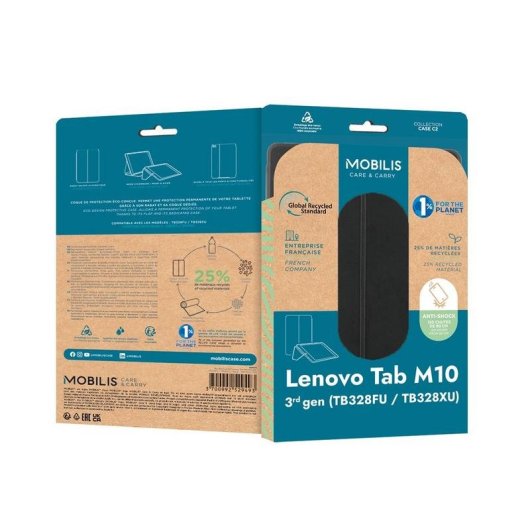 Cover Libro MOBILIS RE.LIFE per Lenovo TB328FU/TB328XU 10.1" Nera