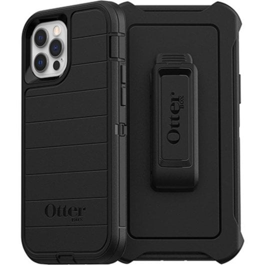 Funda para móvil OtterBox Defender Series Cover Polycarbonat Schwarz für iPhone 12/12 Pro