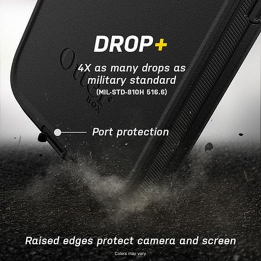 Funda para móvil OtterBox Defender Series Cover Polycarbonat Schwarz für iPhone 12/12 Pro