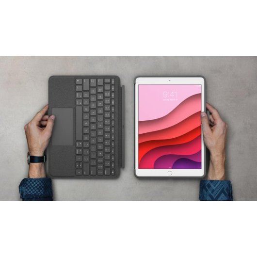Capa com Teclado Logitech Combo Touch para iPad 10.ª Geração Cinzento