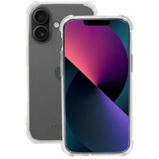Funda para móvil Mobilis Cover transparente resistente für iPhone 16