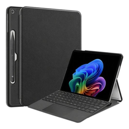 Folio DLH pour Microsoft Surface Pro 12" Noir