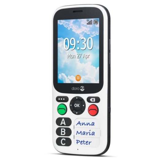 Doro 780X 4G 2,8" Dual SIM Bluetooth GPS Blanco
