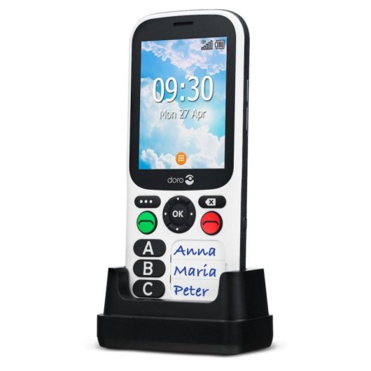 Doro 780X 4G 2,8" Dual SIM Bluetooth GPS Blanco