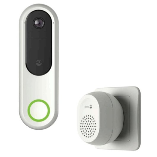 Timbre Doro Hemma Wi-Fi Inalámbrico Sensor Movimiento Exterior Blanco