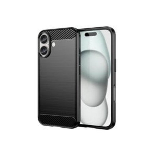 Funda para móvil DLH DY-PS5304 Cover Silicona Negra para iPhone 16