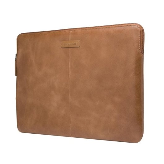 Funda para portátil dbramante1928 Skagen Pro, 14", cuero full-grain, cierre zipper