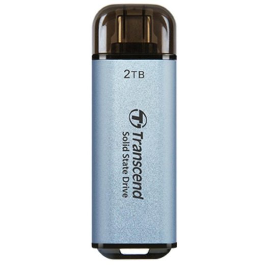 Harde Schijf Transcend ESD300 2TB SSD USB 3.2 Gen 2x2 1050MB/s Blauw