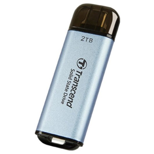 Harde Schijf Transcend ESD300 2TB SSD USB 3.2 Gen 2x2 1050MB/s Blauw