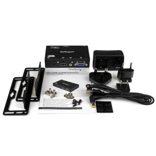 StarTech VS221VGA2HD 2x1 VGA und HDMI zu HDMI Switch mit automatischer Konvertierung