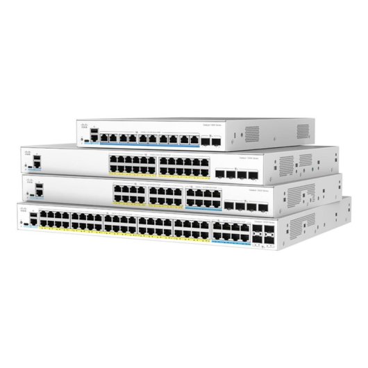 Conmutador Cisco Catalyst C1300X-48T-4X Gestionado L3 10G Ethernet Montaje en Rack