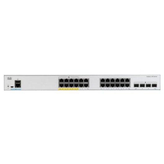 Conmutador Cisco C1000-24P-4G-L Gestionado L2 24 Puertos Gigabit Ethernet PoE+