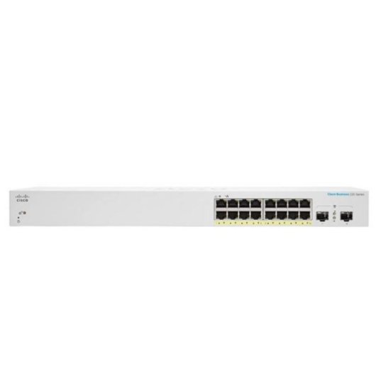Switch Cisco CBS220-16P-2G Managed L2 16 Ports Gigabit Ethernet PoE