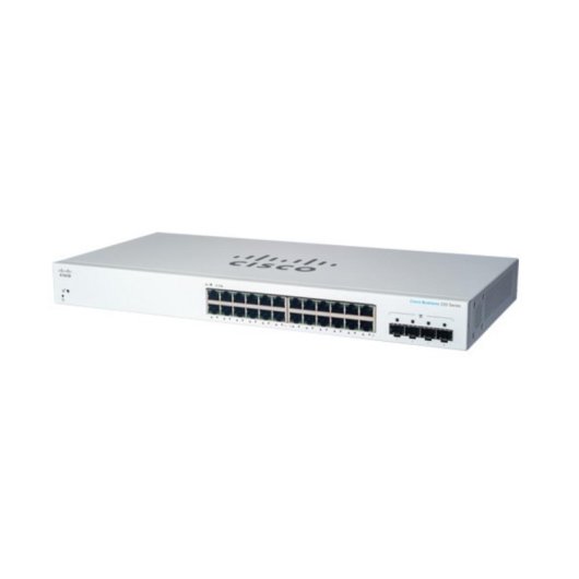 Conmutador Cisco CBS220-24T-4G Gestionado L2 24 Puertos Gigabit Ethernet 4 SFP 1G