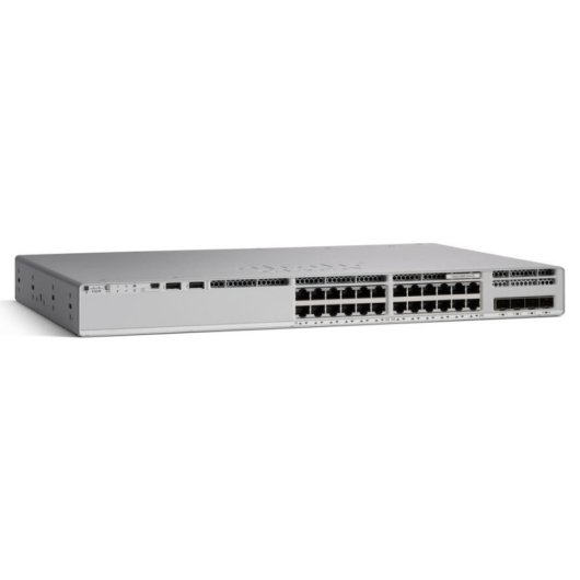Conmutador Cisco Catalyst 9200L 24 puertos Gigabit Ethernet gestionado L3
