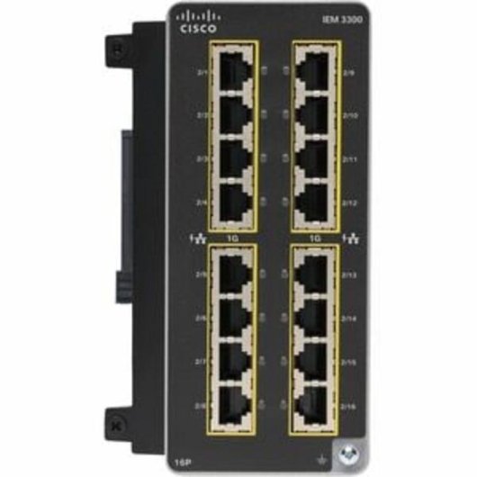 Switch Cisco Catalyst IE3300 Gestito L2 16 Porte Gigabit Ethernet PoE+ Montaggio Rack