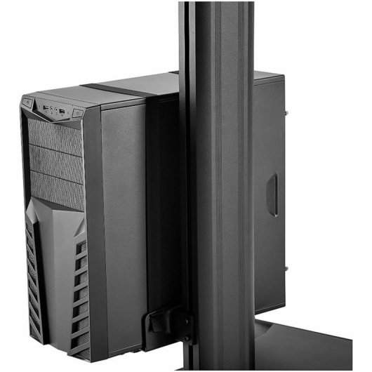 Startech Carrito Estación de Trabajo Móvil Soporte Monitor 1,28 a 1,60 m VESA 75x75 a 100x100 Máx 8Kg
