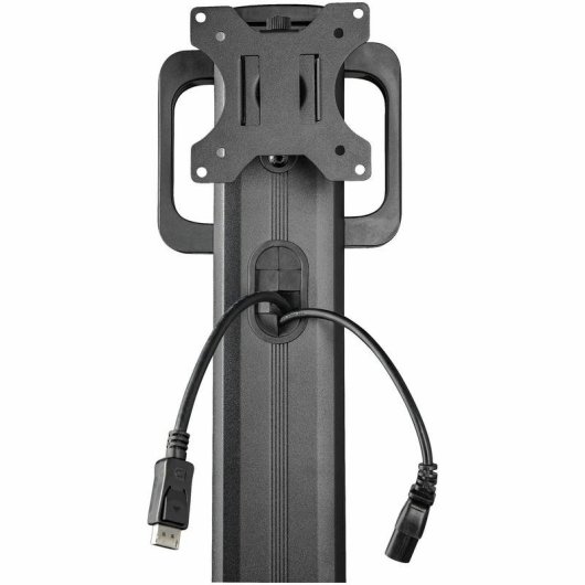 Startech Carrito Estación de Trabajo Móvil Soporte Monitor 1,28 a 1,60 m VESA 75x75 a 100x100 Máx 8Kg