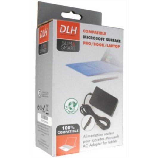 Caricatore DLH 65W 15V per Microsoft Surface Pro e Laptop