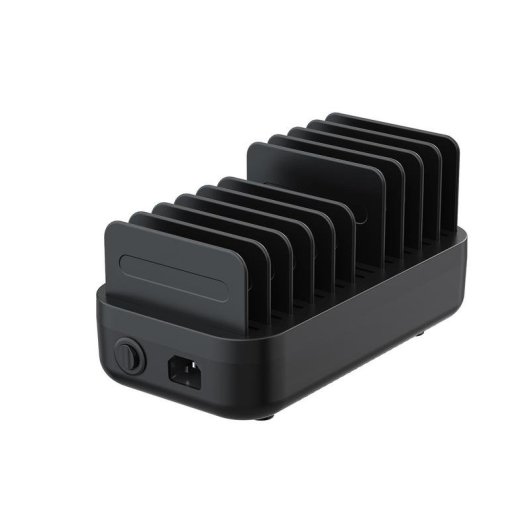 Station de charge DLH DY-AU5440 200W USB-C 10 ports pour smartphones et tablettes