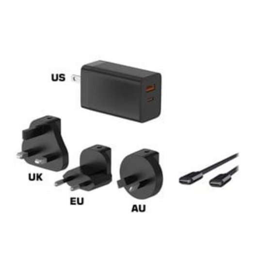 USB-C 65W Power Delivery-Ladegerät DLH DY-AI5265INT mit internationalem Steckersatz