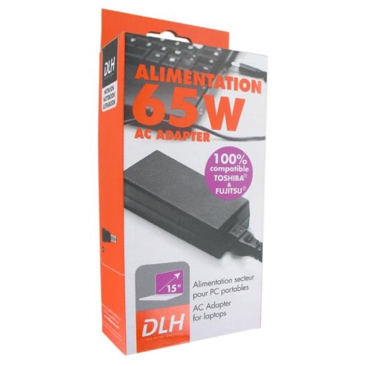 Chargeur Port DLH 65W 19V pour Portables Toshiba Dynabook Fujitsu