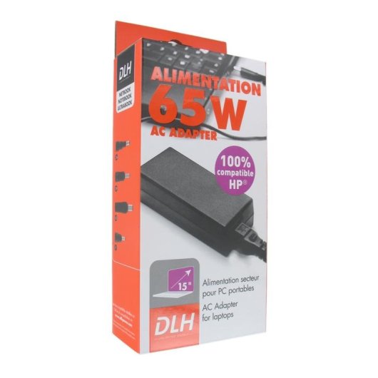 Chargeur Portátil DLH DY-AI1951 65W 19V pour Portables HP