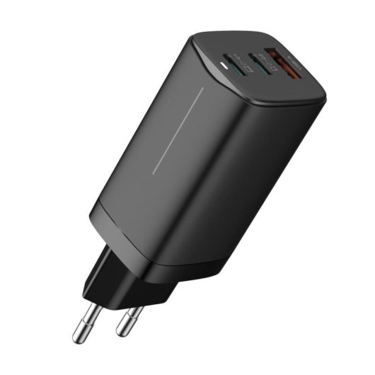 Ladegerät DLH DY-AI4800 65W GaN 2 USB-C-Ports und 1 USB-A für Laptop und Mobilgerät