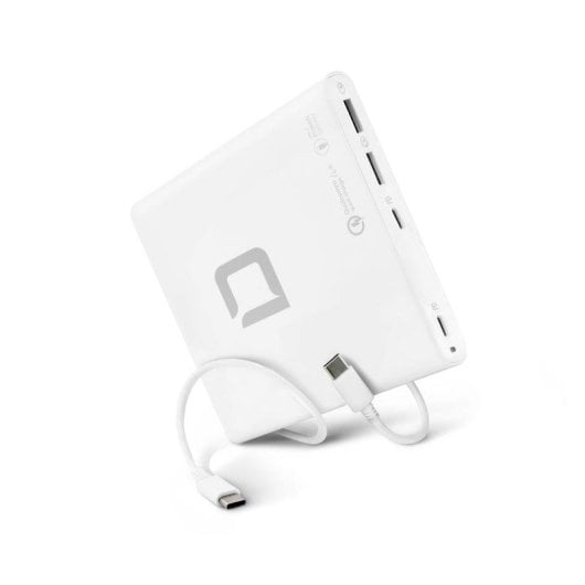 Chargeur DICOTA D31893 120W USB-C 2 Ports Quick Charge 4+ Blanc