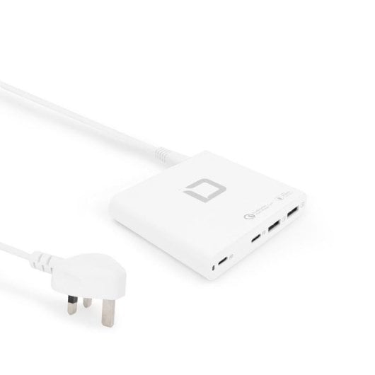 Chargeur DICOTA D31893 120W USB-C 2 Ports Quick Charge 4+ Blanc