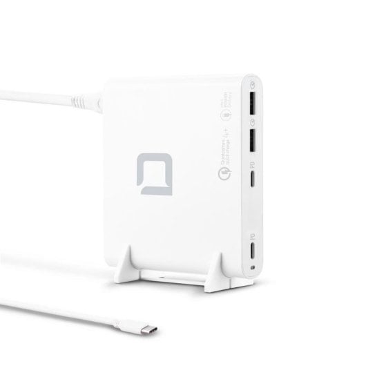 Chargeur DICOTA D31893 120W USB-C 2 Ports Quick Charge 4+ Blanc