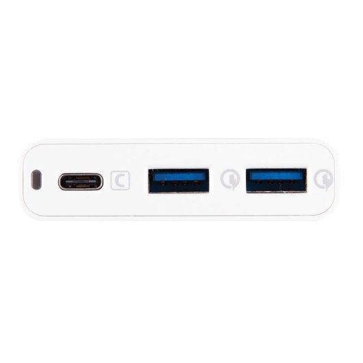 Caricatore Interno DICOTA D31720 40W USB-C Quick Charge 3.0 Bianco