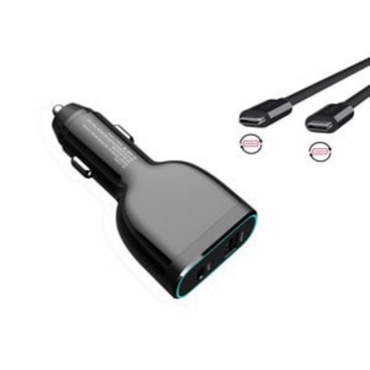 Cargador Coche DLH DY-LI4060 USB-C 78W Power Delivery y QC 3.0