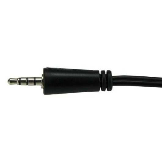 Cable de audio MCL CG-705 3,5mm macho a 2x 3,5mm hembra 0,2 m negro