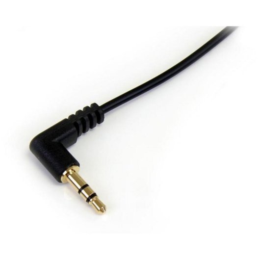 Cable audio stéréo 3,5mm mâle à mâle 1,8m StarTech à angle droit