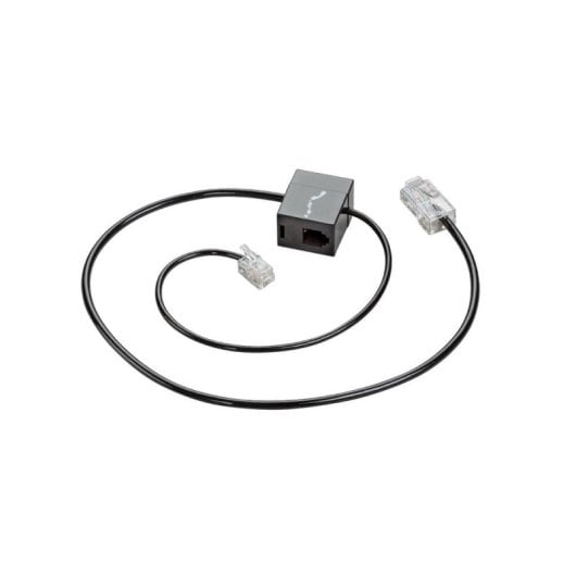 Cabo de interface telefónica HP Poly para Poly Savi Office, Preto