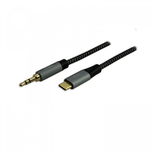 Cavo Audio USB C a 3,5 mm MCL 2 m Nero Grigio