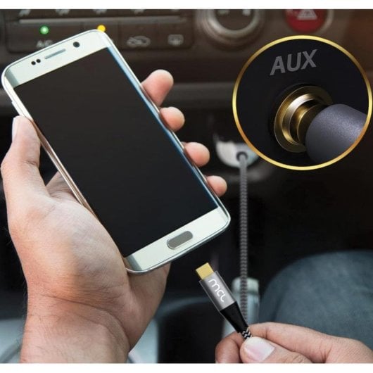 Cavo Audio USB C a 3,5 mm MCL 2 m Nero Grigio