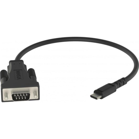 Seriendatenkabel Vision TC-USBCSER/BL USB-C nach RS-232 Schwarz 170 mm