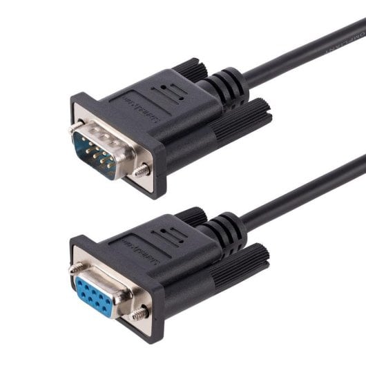 Cable Série RS232 Null Modem 3m StarTech DB9 Mâle à Femelle Blindé