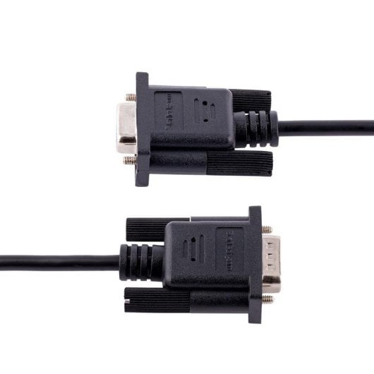 Cable Série RS232 Null Modem 3m StarTech DB9 Mâle à Femelle Blindé
